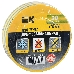 Изолента Iek UIZ-20-10-K52 0,18х19 мм желто-зеленая 20 метров ИЭК, фото 2