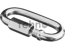 Карабин винтовой ЗУБР 12мм 5 шт  с муфтой оцинкованный