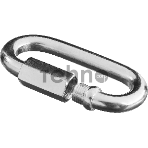 Карабин винтовой ЗУБР 12мм 5 шт  с муфтой оцинкованный