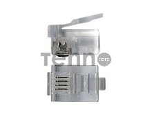 Коннектор медный Lanmaster UTP 4 контакта 100 шт TWT-PL12-6P4C RJ12 кат.3