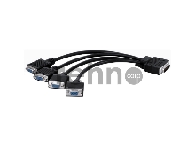 Кабель Matrox CAB-L60-4XAF Quad analog upgrade cable (Кабель для апгрейда 3-х портовой карты в 4-х портовую)