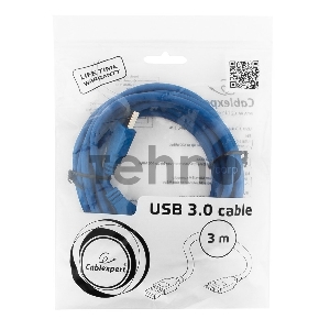 Кабель Gembird PRO CCP-mUSB3-AMBM-10, USB 3.0 кабель для соед. 3м  А-microB (9 pin)  позол.конт., пакет