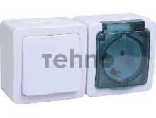 Розетка Iek EBGMP20-K03-31-54-EC БГб-22-31-ГПБд блок 