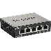 Коммутатор D-Link DGS-1100-05V2/A1A, L2 Smart Switch with 5 10/100/1000Base-T ports.8K Mac address, 802.3x Flow Control, Port Trunking, Port Mirroring, IGMP Snooping, 32 of 802.1Q VLAN, VID range 1-4094, Loopba, фото 3