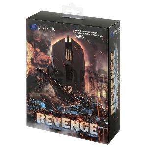 Мышь Oklick 945G REVENGE черный оптическая (3200dpi) USB игровая (8but)