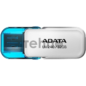 Флеш Диск 32GB ADATA UV240, USB 2.0, Белый