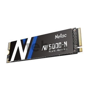 Накопитель Netac SSD NV5000-N 2TB PCIe 4 x4 M.2 2280 NVMe 3D NAND, R/W up to 4800/4400MB/s, TBW 1280TB, without heat sink