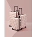 Чемодан NINETYGO Rhine Luggage 20" розовый, фото 2