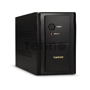 ИБП ExeGate SpecialPro UNB-2200.LED.AVR.C13.RJ <2200VA/1300W, LED, AVR, 6*IEC-C13, RJ45/11, Black>
