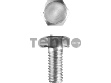 Болт ГОСТ 7798-70, M5 x 10 мм, 5 кг, кл. пр. 5.8, оцинкованный, ЗУБР