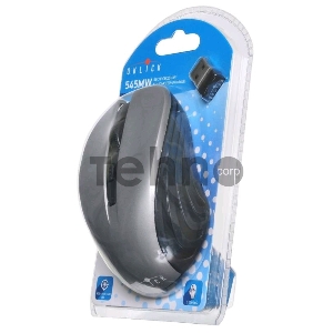 Мышь Oklick 545MW черный/серый оптическая (1600dpi) беспроводная USB (4but)