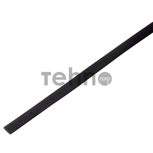 Термоусадочная трубка 20/10 мм, черная, упаковка 10 шт. по 1 м PROconnect