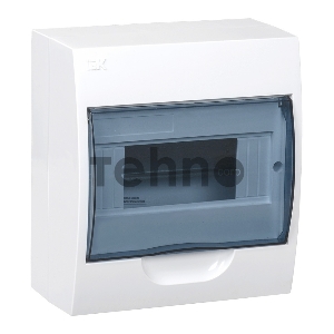 Корпус модульный пластиковый навесной ЩРН-П-8 IEK MKP12-N-08-40-20, 8 модулей, IP41