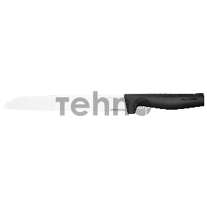 Нож Fiskars Hard Edge (1054945) стальной для хлеба лезв.218мм прямая заточка черный