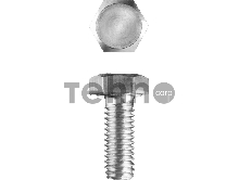Болт ГОСТ 7798-70, M5 x 12 мм, 5 кг, кл. пр. 5.8, оцинкованный, ЗУБР