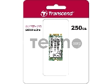 Накопитель SSD M.2 Transcend 250Gb MTS425 <TS250GMTS425S> (SATA3, up to 500/330MBs, 3D NAND, 90TBW, 22x42mm)