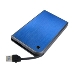 Внешний корпус для HDD/SSD AgeStar 3UB2A14 SATA II пластик/алюминий синий 2.5", фото 1