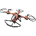 Квадрокоптер Hiper WIND FPV 480р WiFi ПДУ оранжевый/черный, фото 1