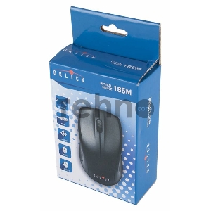 Мышь Oklick 185M черный оптическая (1000dpi) USB