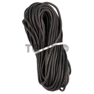 Провод автомобильный ПГВА/ПВАМ REXANT 1х0,75 мм черный, мини-бухта 10 метров