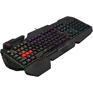 Клавиатура A4Tech Bloody B320N черный USB Multimedia for gamer LED (подставка для запястий) (B320N)