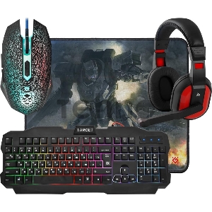 Клавиатура + мышка +PAD +HEADSET TARGET MKP-350 52350 DEFENDER Клавиатура + мышка +PAD +HEADSET TARGET MKP-350 52350 DEFENDER