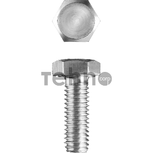 Болт ГОСТ 7798-70, M5 x 14 мм, 5 кг, кл. пр. 5.8, оцинкованный, ЗУБР