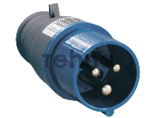 Вилка Iek PSR01-016-3 013 2Р+РЕ 16А 220В IP44 ИЭК