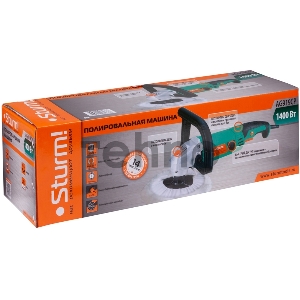 Полировальная машина Sturm! AG919CP  180 мм, 1400 Вт, рег обор 800-4200об/мин, D-рукоять [AG919CP]