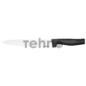 Нож кухонный Fiskars Hard Edge (1051760) стальной разделочный лезв.216мм прямая заточка черный