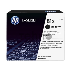 Тонер Картридж HP 81X CF281X черный для HP LJ Pro M630dn/f/h/z (25000стр.)
