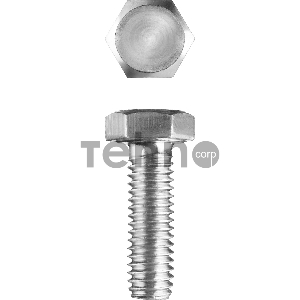 Болт ГОСТ 7798-70, M5 x 16 мм, 5 кг, кл. пр. 5.8, оцинкованный, ЗУБР