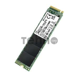 Накопитель Transcend SSD SSD110Q, 1000GB, M.2(22x80mm), NVMe, PCIe 3.0 x4, QLC, R/W 2000/1500MB/s, IOPs 170 000/250 000, TBW 300, DWPD 0.27 (3 года)