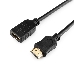 Кабель Удлинитель кабеля HDMI Cablexpert CC-HDMI4X-6, 1.8м, v2.0, 19M/19F, черный, позол.разъемы, экран, пакет, фото 2