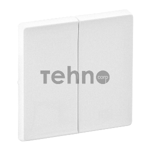 Лицевая панель для двухклавишного выключателя.Белая Legrand 755020 Valena LIFE.