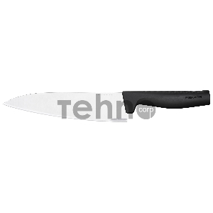 Нож кухонный Fiskars Hard Edge (1051747) стальной разделочный лезв.200мм прямая заточка черный