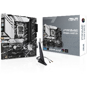 Материнская плата Asus PRIME B760M-A WIFI D4 Soc-1700 Intel B760 4xDDR4 mATX AC`97 8ch(7.1) GbLAN RAID+HDMI+DP