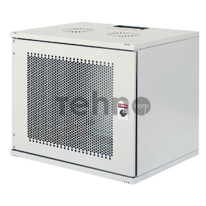 Шкаф коммутационный Lande NetBox Soho (LN-SH07U5440-LG-F0-3) настенный 7U 540x400мм пер.дв.металл задн.дв.стал.лист несъемн.бок.пан. направл.под закл.гайки 80кг серый 9кг IP20 сталь