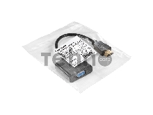 Кабель-переходник HDMI-VGA ExeGate EX-HDMIM-VGAF-0.2 (19M/15F, 0,2м)