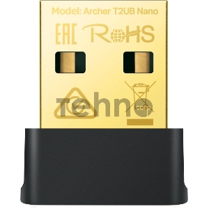 Ультракомпактный двухдиапазонный Wi-Fi USB-адаптер TP-Link Archer T2UB Nano AC600 Bluetooth 4.2 Ультракомпактный двухдиапазонный Wi-Fi USB-адаптер TP-Link Archer T2UB Nano AC600 Bluetooth 4.2
