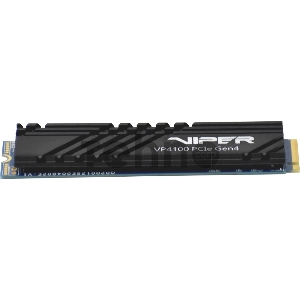 SSD M.2 Viper 2.0Tb VP4100 Series <VP4100-2TBM28H> (PCI-E 4.0 x4, up to 5000/4400MBs, 3D TLC, Phison E16, TBW 3600Tb, 22х80mm, heatsink)
