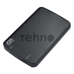 Внешний корпус для HDD/SSD AgeStar 3UB2A12 SATA пластик/алюминий черный 2.5