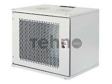 Шкаф коммутационный Lande NetBox Soho (LN-SH09U5450-LG-F0-3) настенный 9U 540x500мм пер.дв.металл задн.дв.стал.лист несъемн.бок.пан. направл.под закл.гайки 80кг серый 12.7кг IP20 сталь