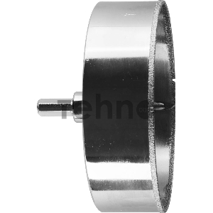 Коронка алмазная ЗУБР 29850-115  ЭКСПЕРТ в сборе по кафелю керамике P60 115мм