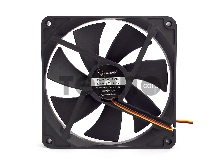 Вентилятор Gembird, 140x140x25, тихий, 3 pin/4pin Molex, провод 40 см
