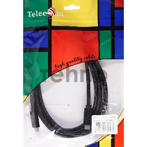Кабель USB 3.1 Type Cm -- Cm  IC 5А 20Gbs длина 2M, Telecom <TC420B-2M> черный