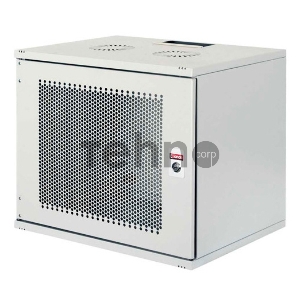 Шкаф коммутационный Lande NetBox Soho (LN-SH09U5460-LG-F0-3) настенный 9U 540x600мм пер.дв.металл задн.дв.стал.лист несъемн.бок.пан. направл.под закл.гайки 80кг серый 13.9кг IP20 сталь