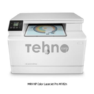 МФУ HP Color LaserJet Pro MFP M182n (7KW54A), принтер/сканер/копир, (А4, чб./цвет 16стр/мин., USB B, LAN)
