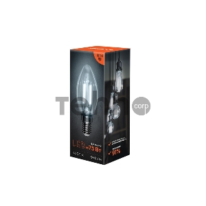 Лампа филаментная REXANT Свеча CN35 9.5 Вт 950 Лм 4000K E14 прозрачная колба