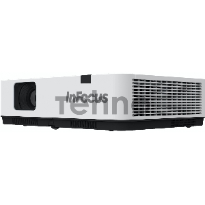 Проектор INFOCUS [IN1039] 3LCD, 4200 lm, WUXGA, 1.262.09, 50000:1, (Full 3D), 16W, 2хHDMI 1.4b, VGA in, CompositeIN, 3,5 mm audio IN, RCAx2 IN, USB-A, VGA out, 3,5 audio OUT, RS232, Mini USB B serv, RJ45, 3,3 кг